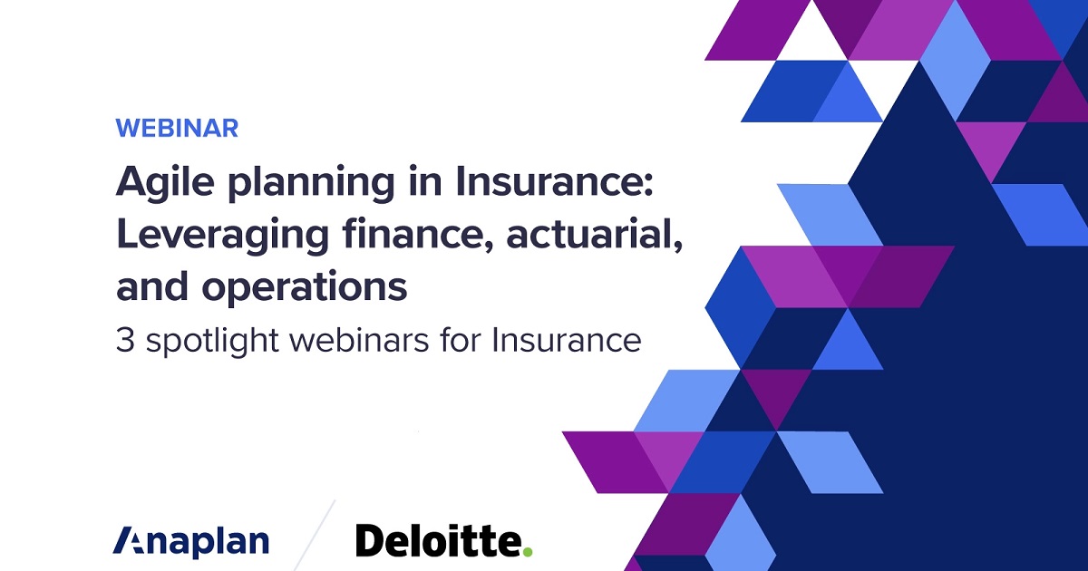 Anaplan for Life Insurance planning in an IFRS17 world